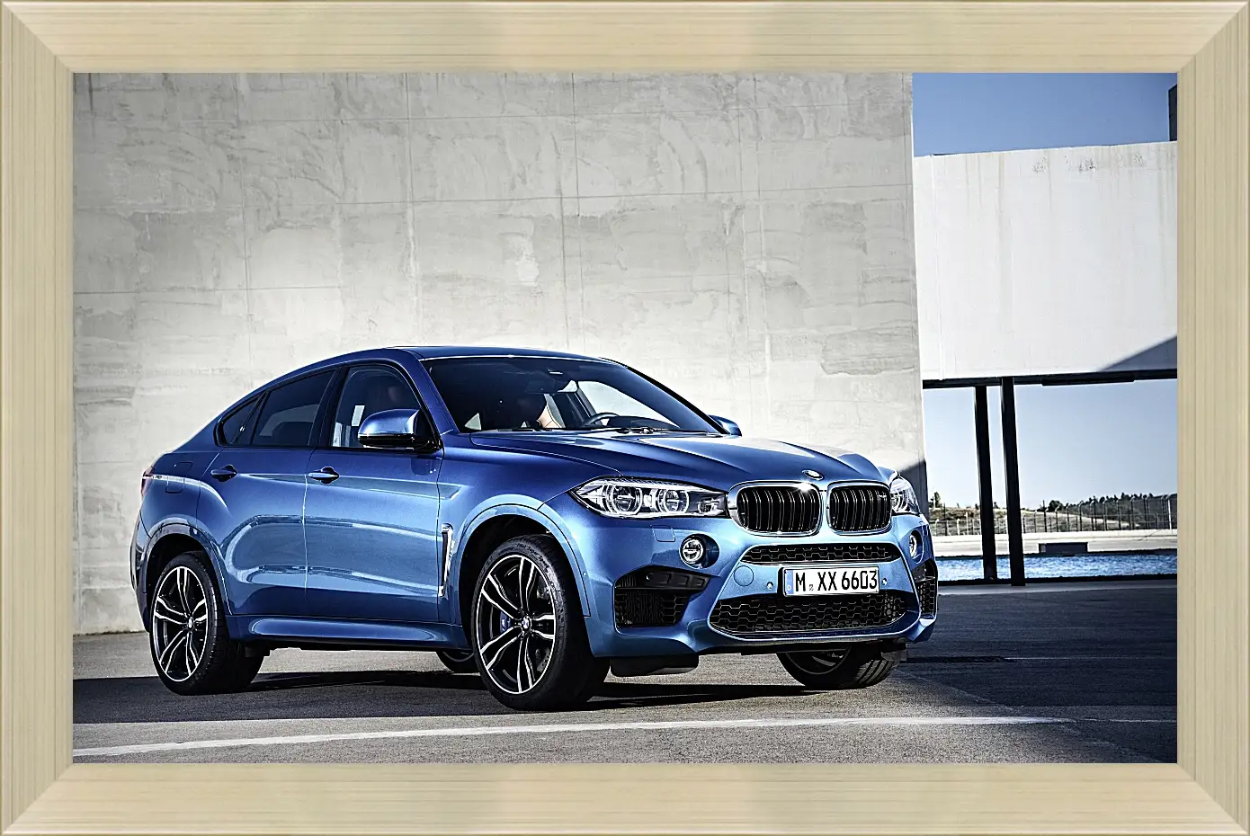 Картина в раме - BMW X6 M