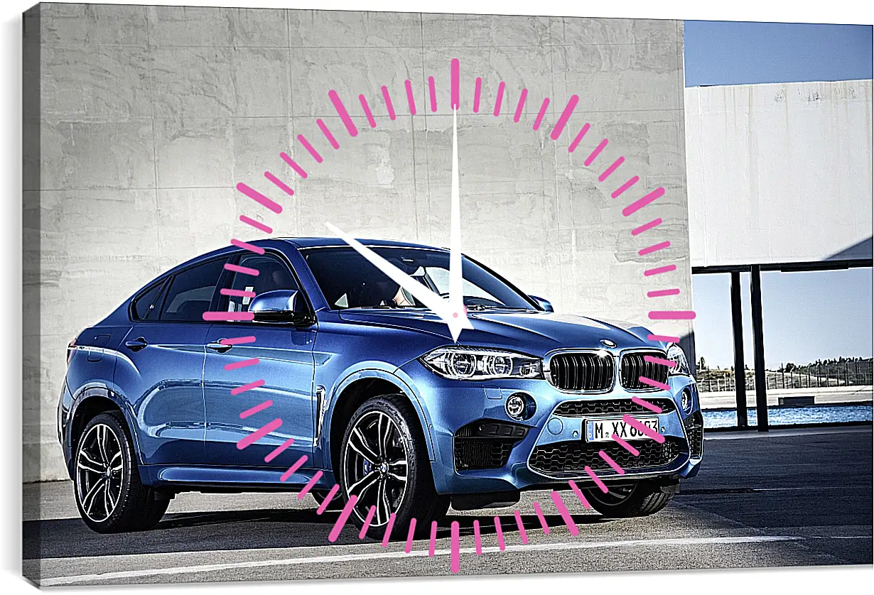 Часы картина - BMW X6 M