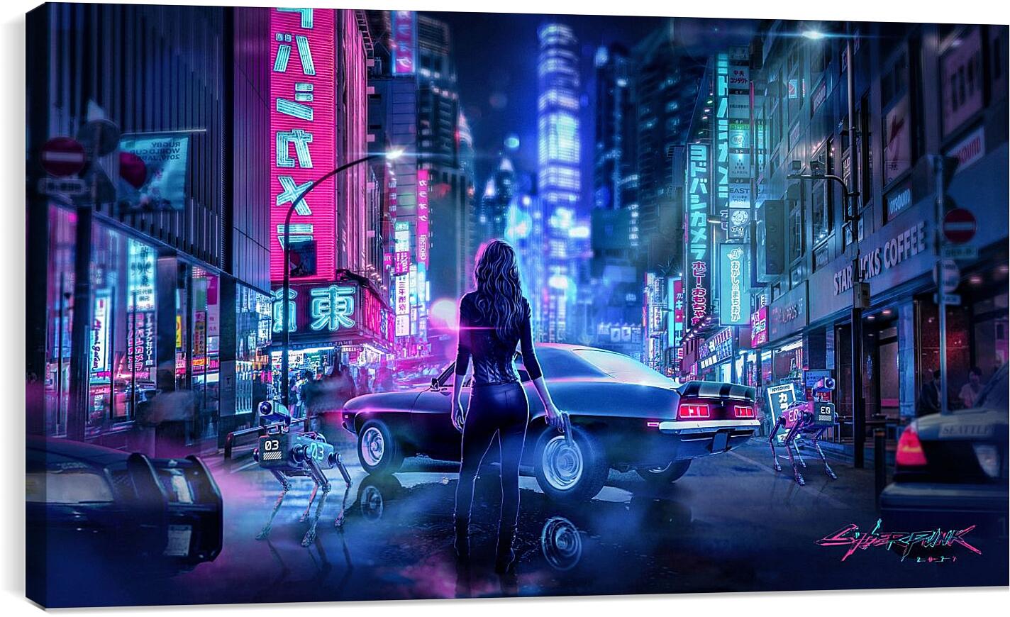 Постер и плакат - Cyberpunk 2077
