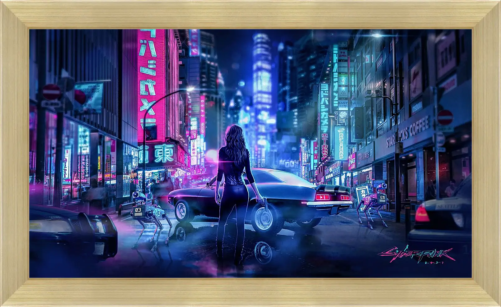 Картина в раме - Cyberpunk 2077