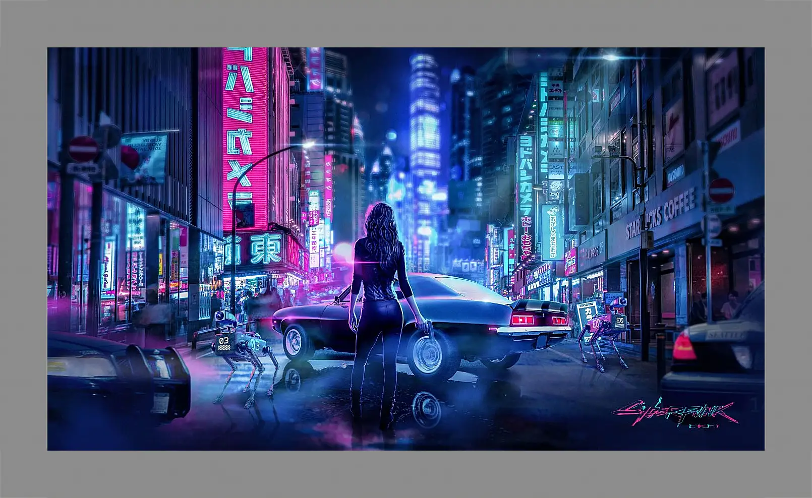 Картина в раме - Cyberpunk 2077