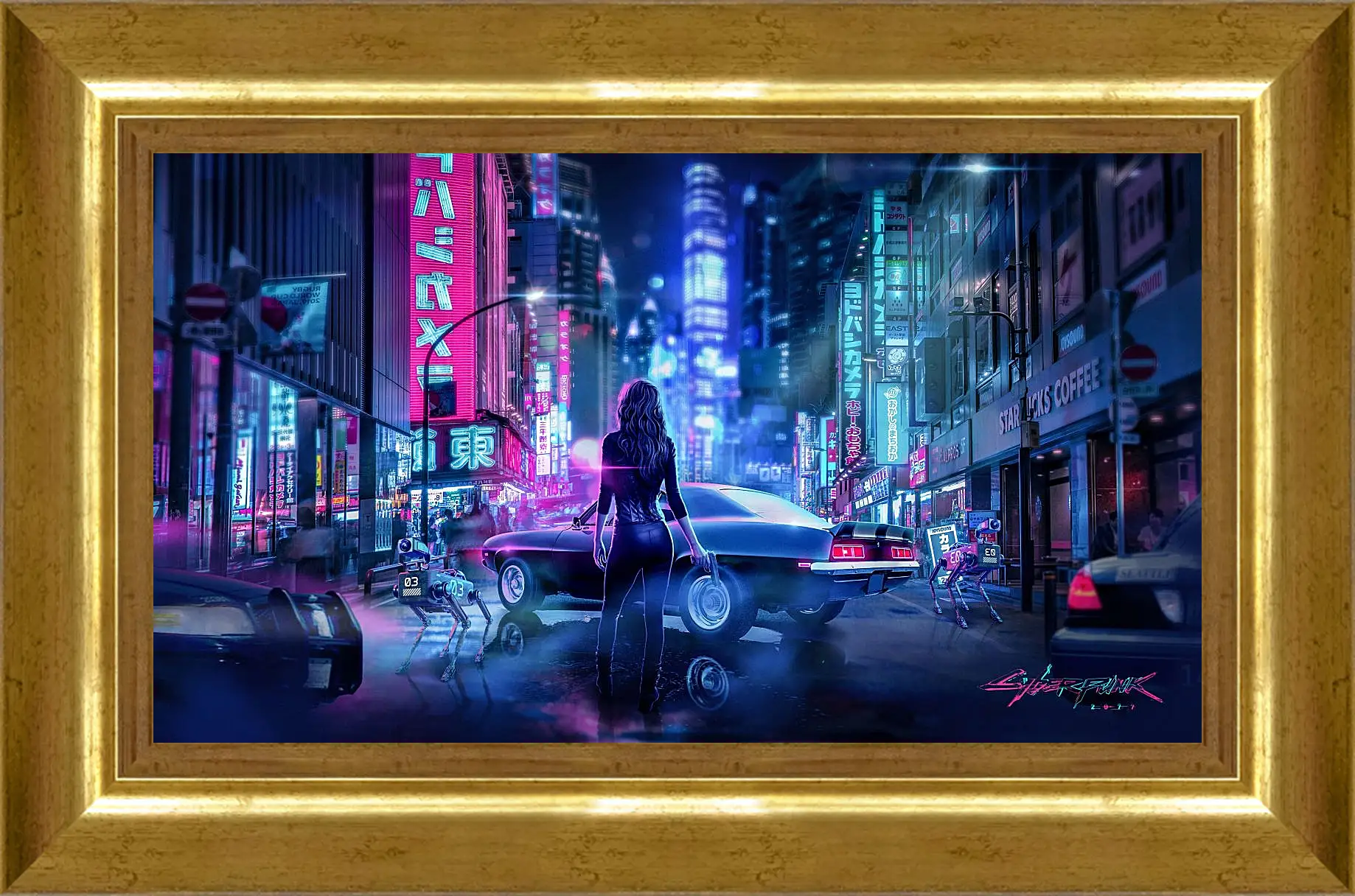 Картина в раме - Cyberpunk 2077