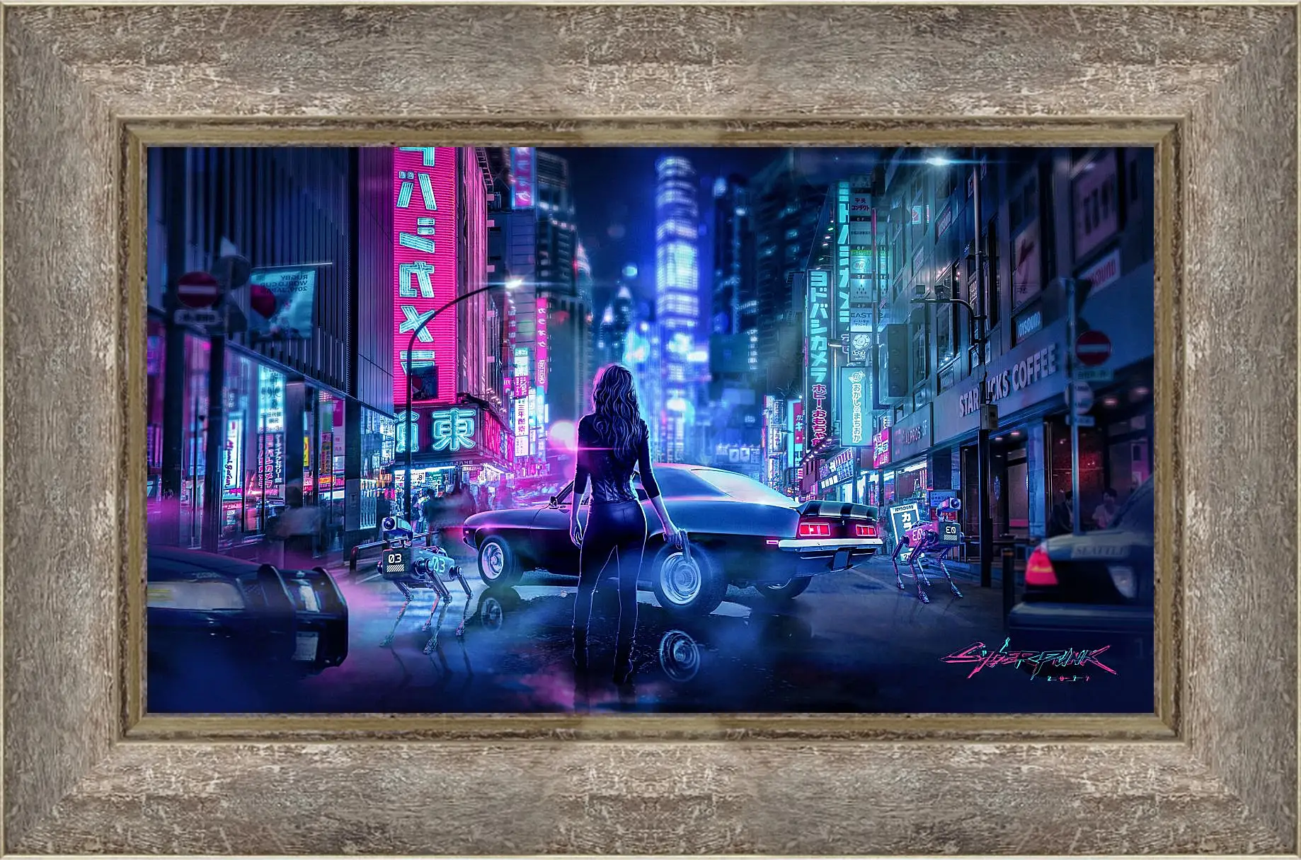 Картина в раме - Cyberpunk 2077