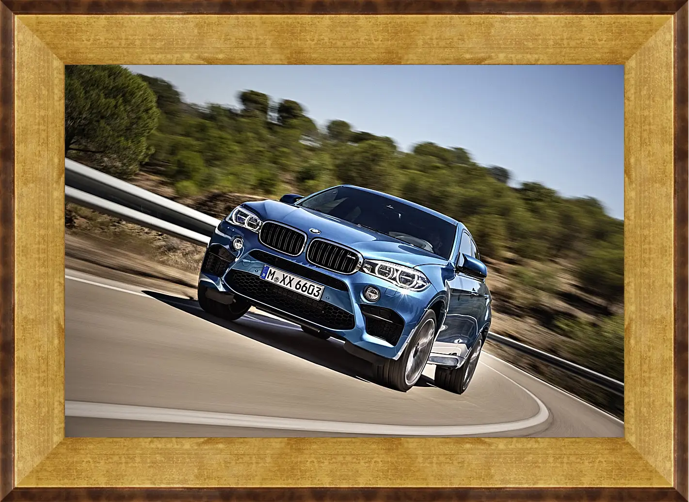 Картина в раме - BMW X6 M