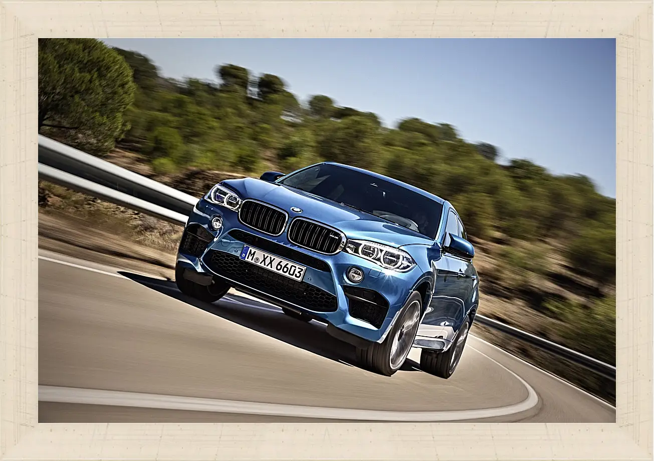 Картина в раме - BMW X6 M