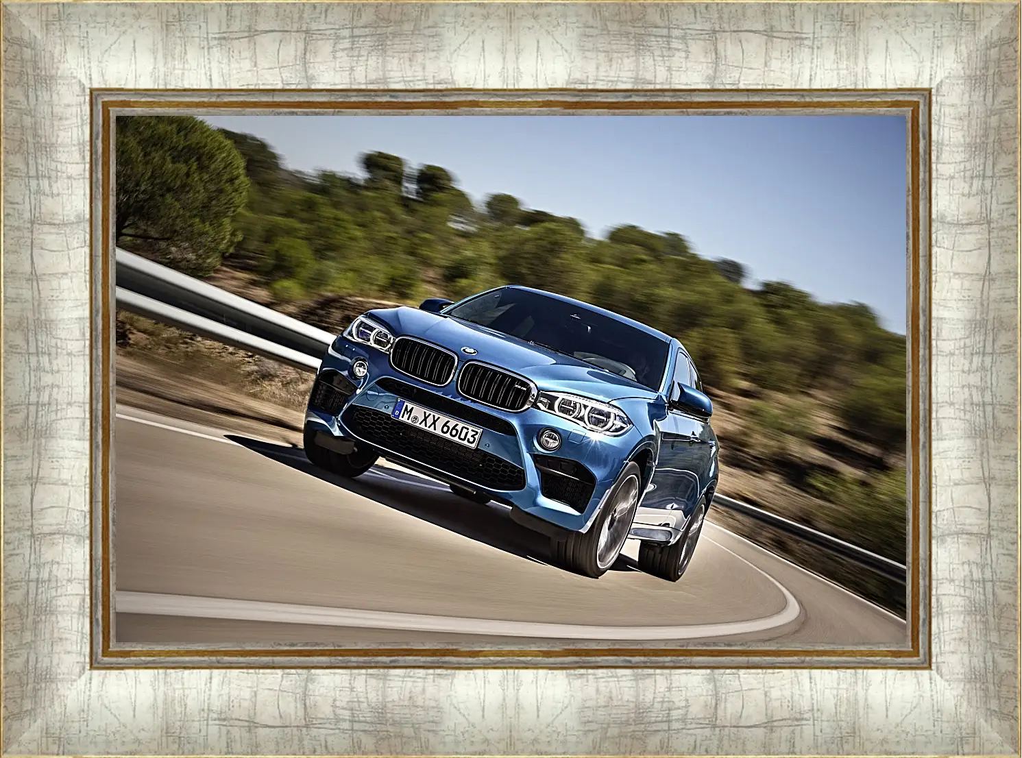 Картина в раме - BMW X6 M