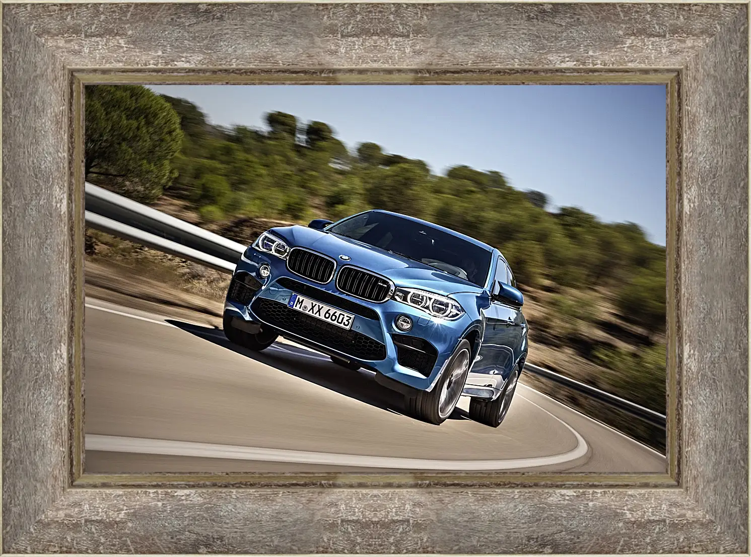 Картина в раме - BMW X6 M