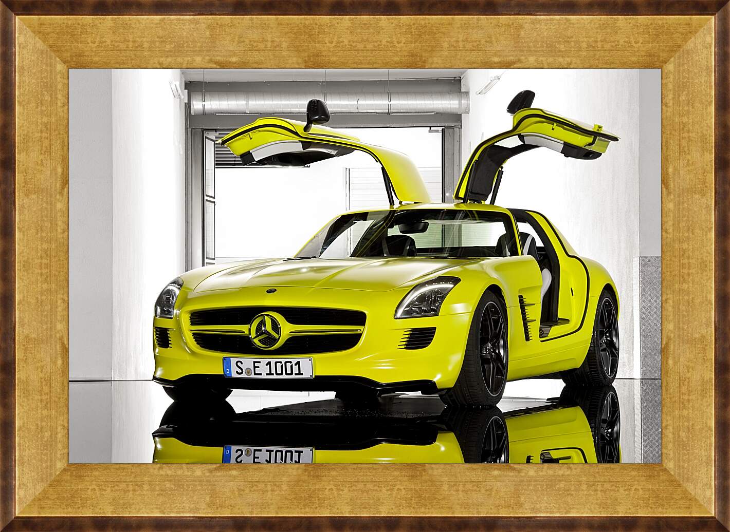 Картина в раме - Мерседес Бенц чайка (Mercedes-Benz)