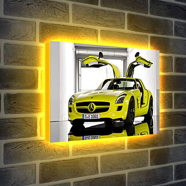 Лайтбокс световая панель - Мерседес Бенц чайка (Mercedes-Benz)
