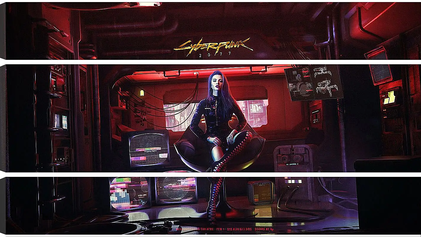 Модульная картина - Cyberpunk 2077