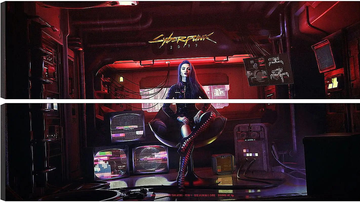 Модульная картина - Cyberpunk 2077