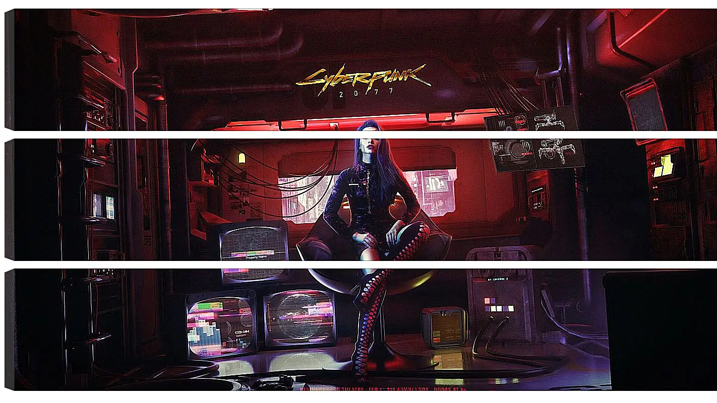 Модульная картина - Cyberpunk 2077