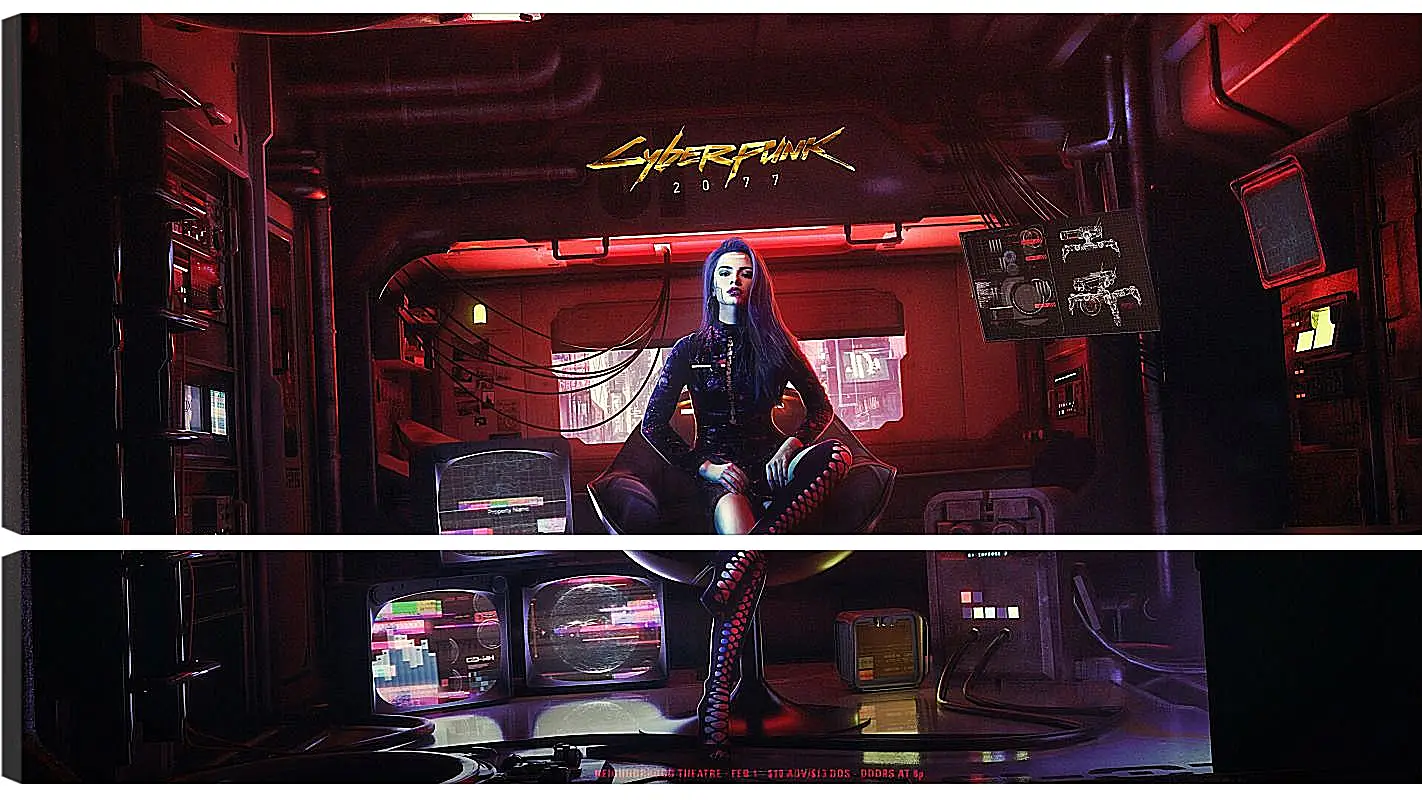 Модульная картина - Cyberpunk 2077