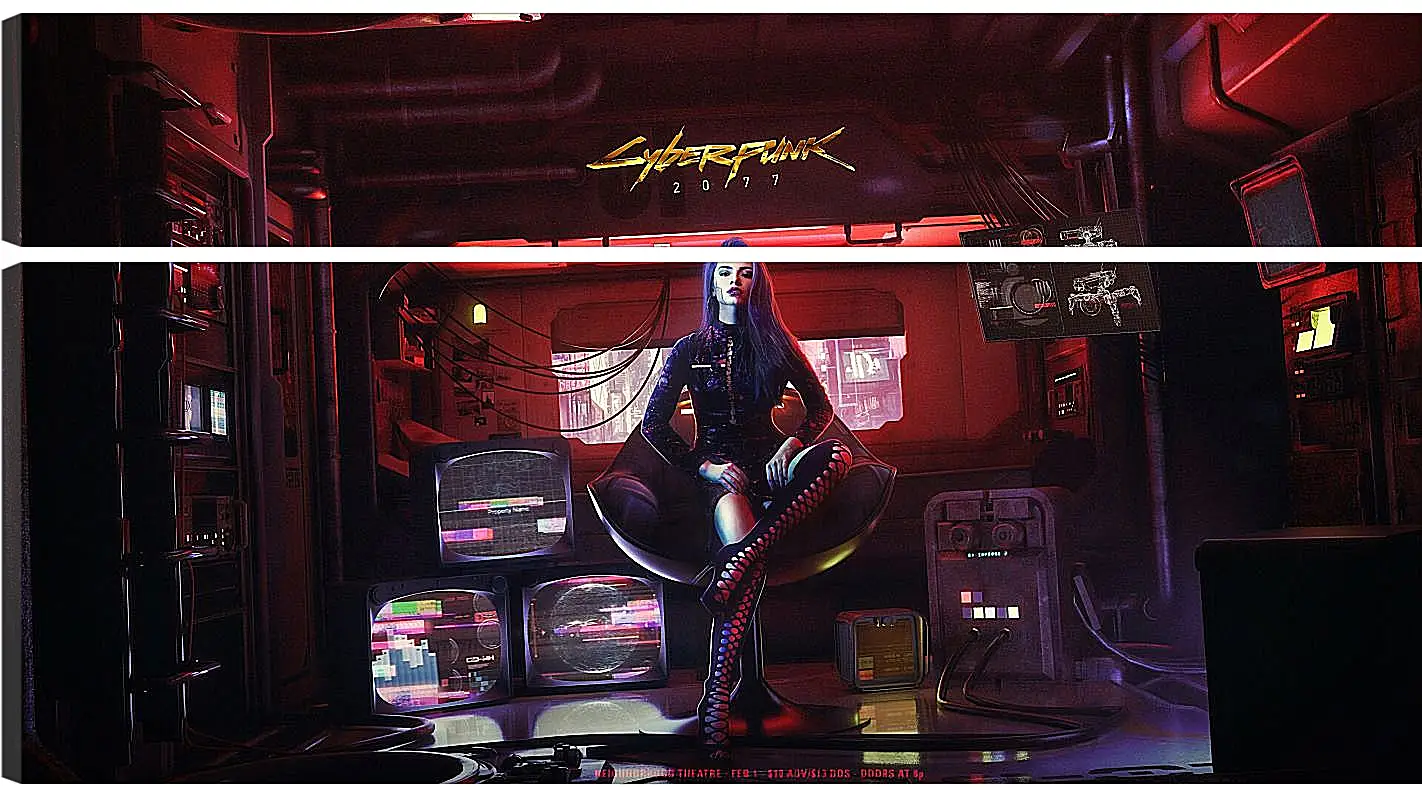 Модульная картина - Cyberpunk 2077