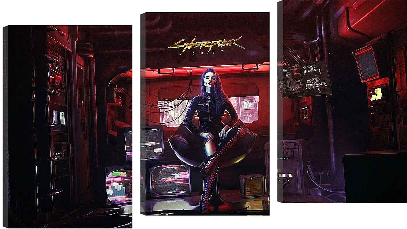 Модульная картина - Cyberpunk 2077