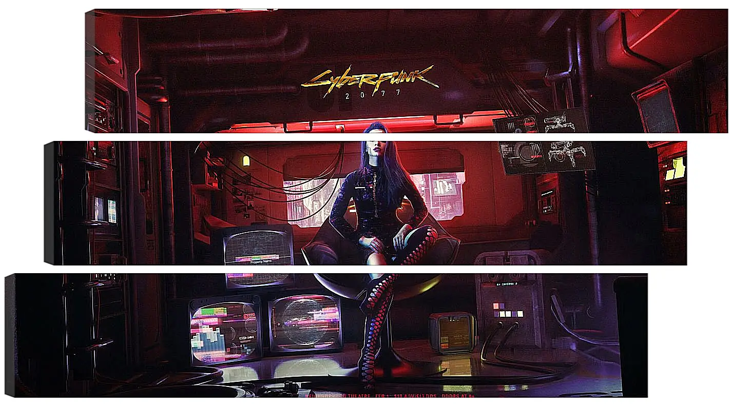 Модульная картина - Cyberpunk 2077