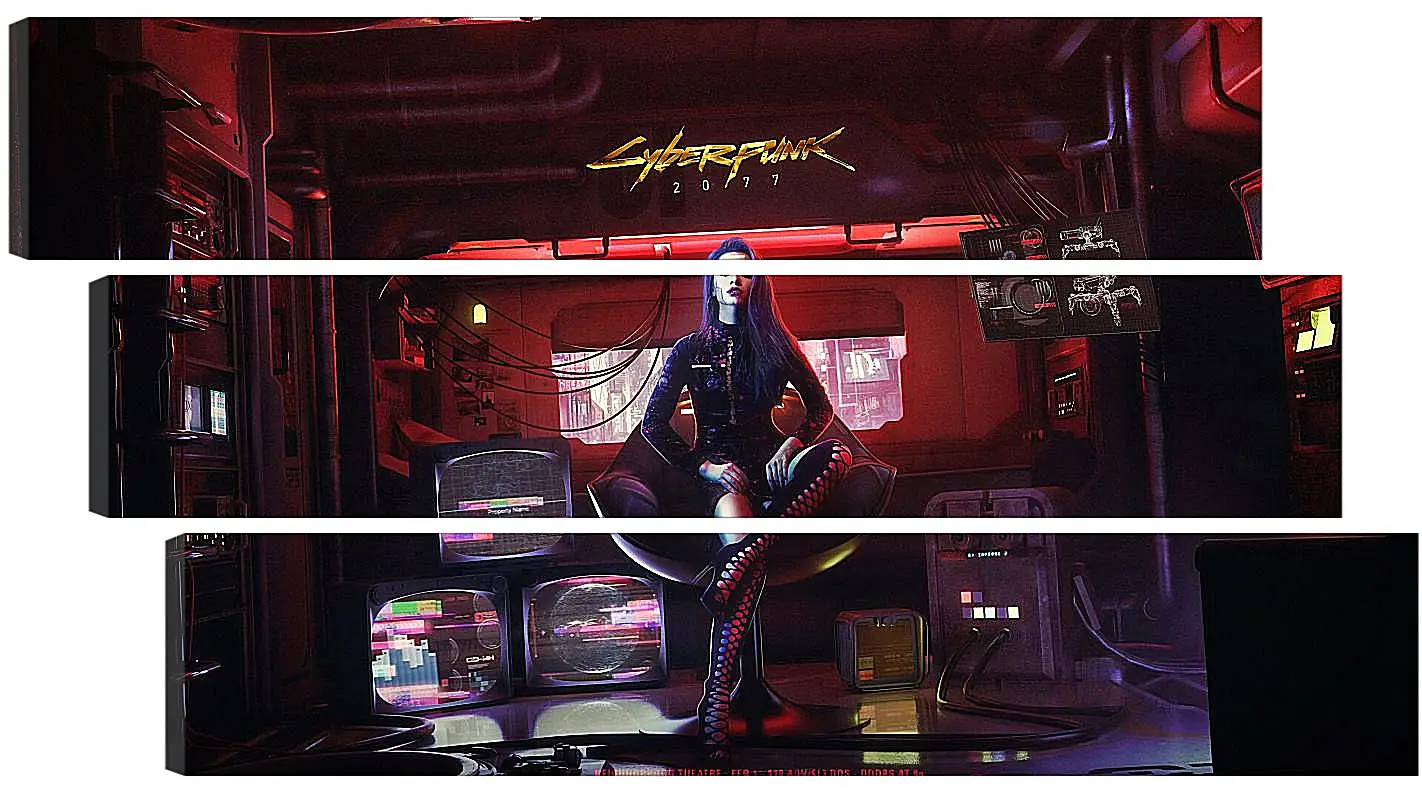 Модульная картина - Cyberpunk 2077