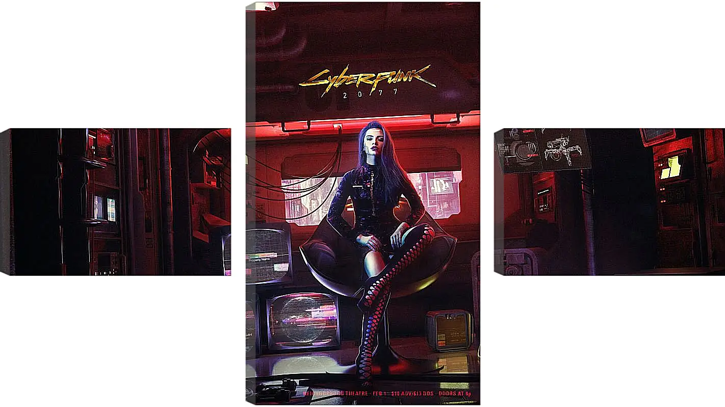 Модульная картина - Cyberpunk 2077