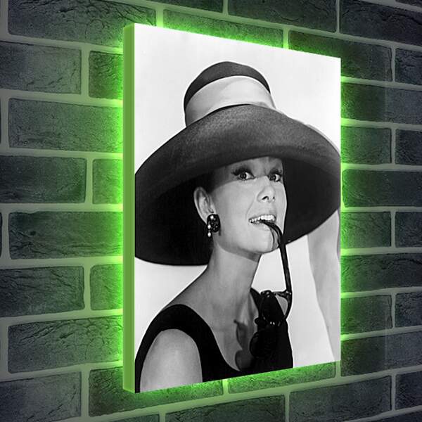 Лайтбокс световая панель - Audrey Hepburn - Одри Хепберн