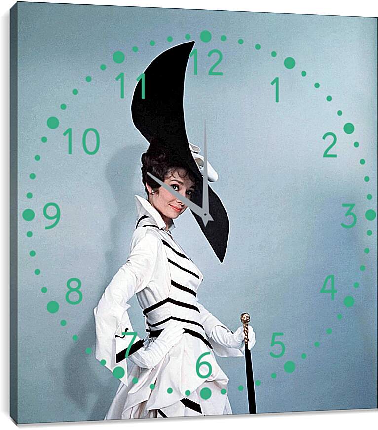 Часы картина - Audrey Hepburn - Одри Хепберн