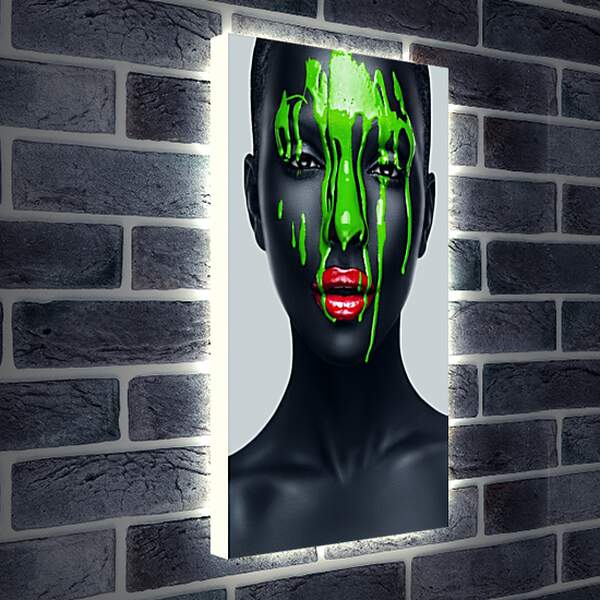 Лайтбокс световая панель - Африканская девушка арт фото
