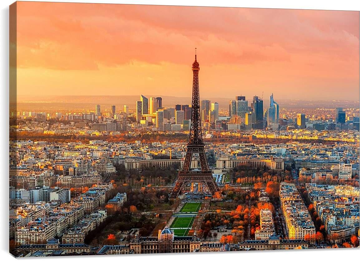 Постер и плакат - Панорама Парижа