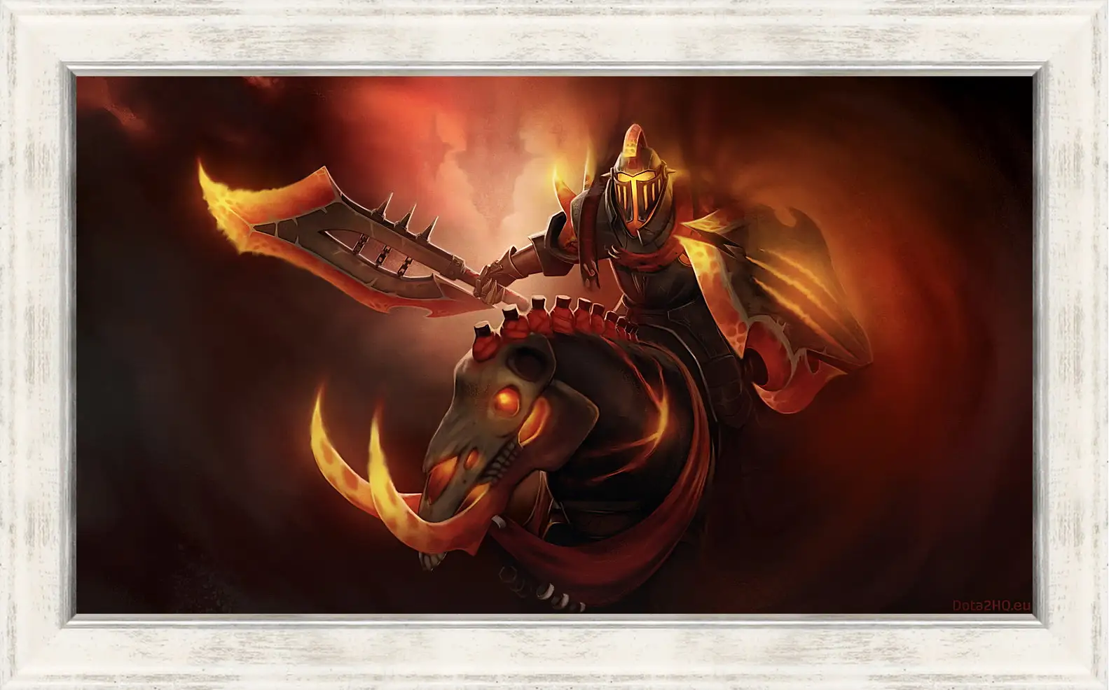 Картина в раме - dota 2, art, chaos knight