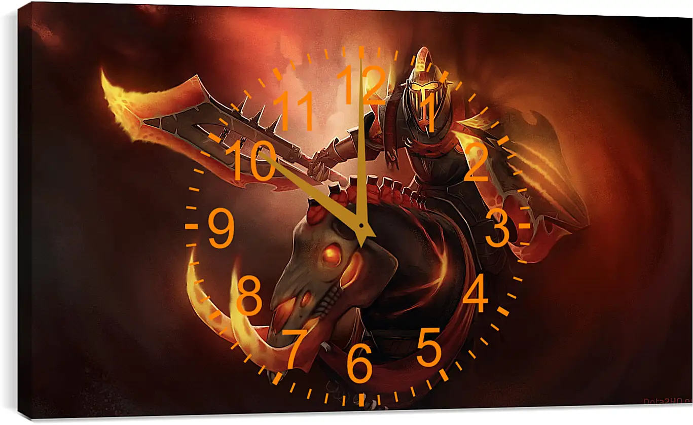 Часы картина - dota 2, art, chaos knight