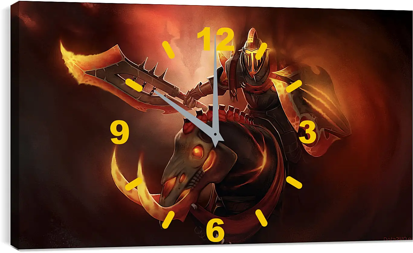 Часы картина - dota 2, art, chaos knight