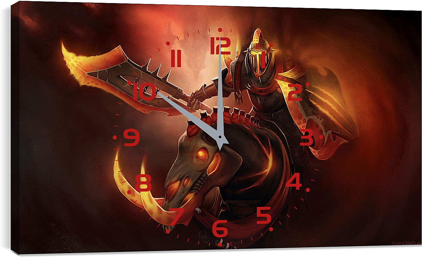 Часы картина - dota 2, art, chaos knight