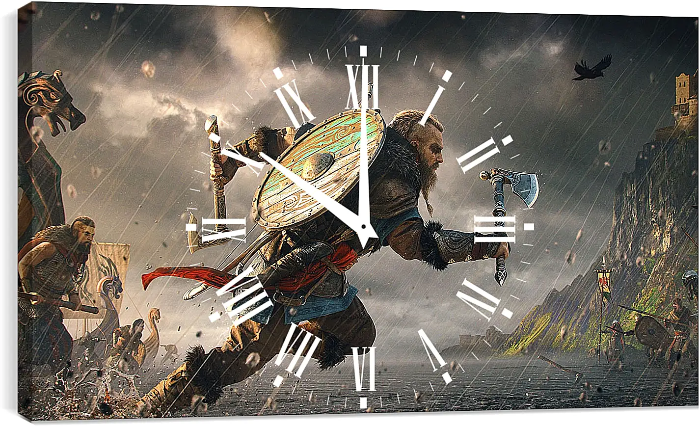 Часы картина - Assassins Creed Valhalla