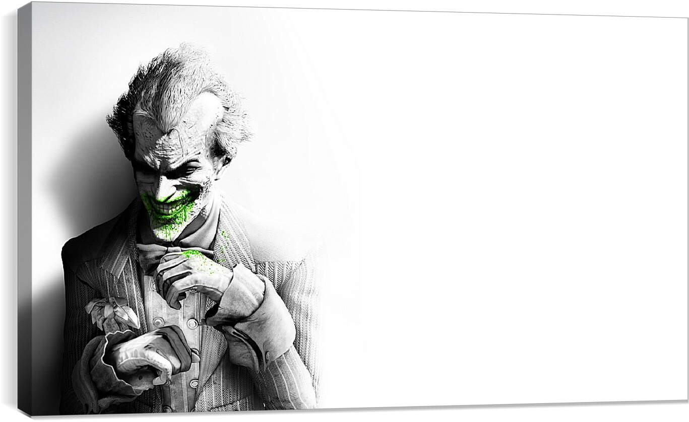 Постер и плакат - batman arkham city, joker, smile
