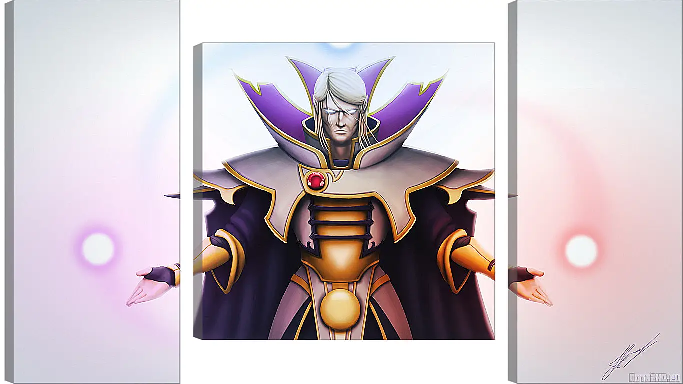 Модульная картина - invoker, dota 2, art