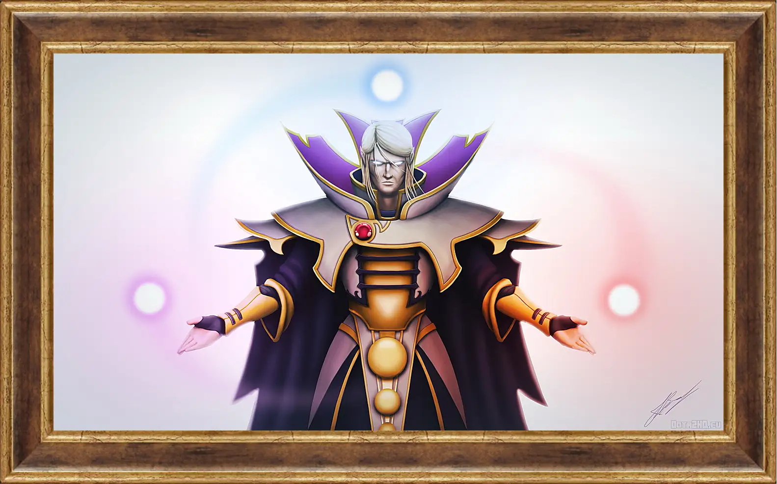 Картина в раме - invoker, dota 2, art