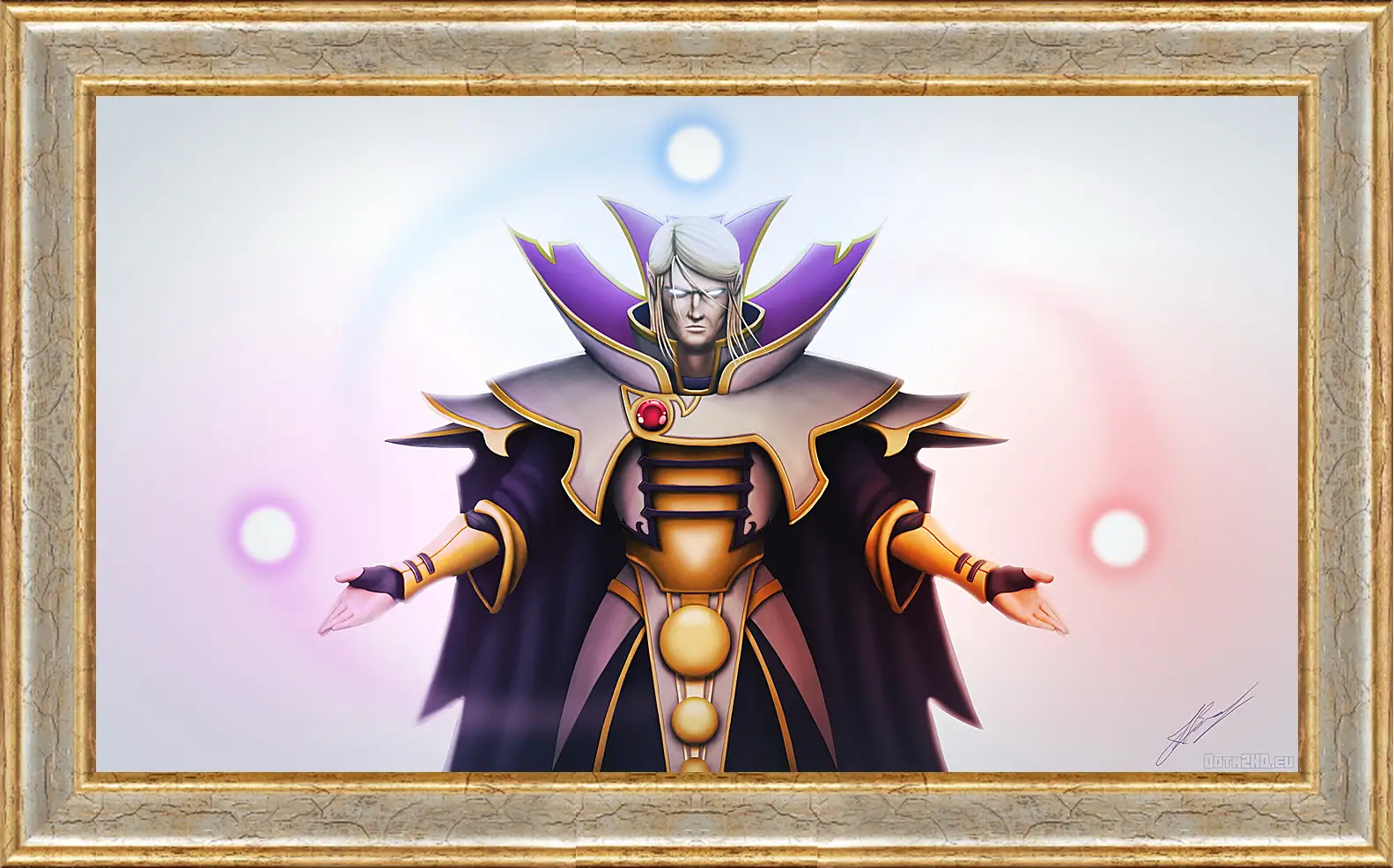 Картина в раме - invoker, dota 2, art