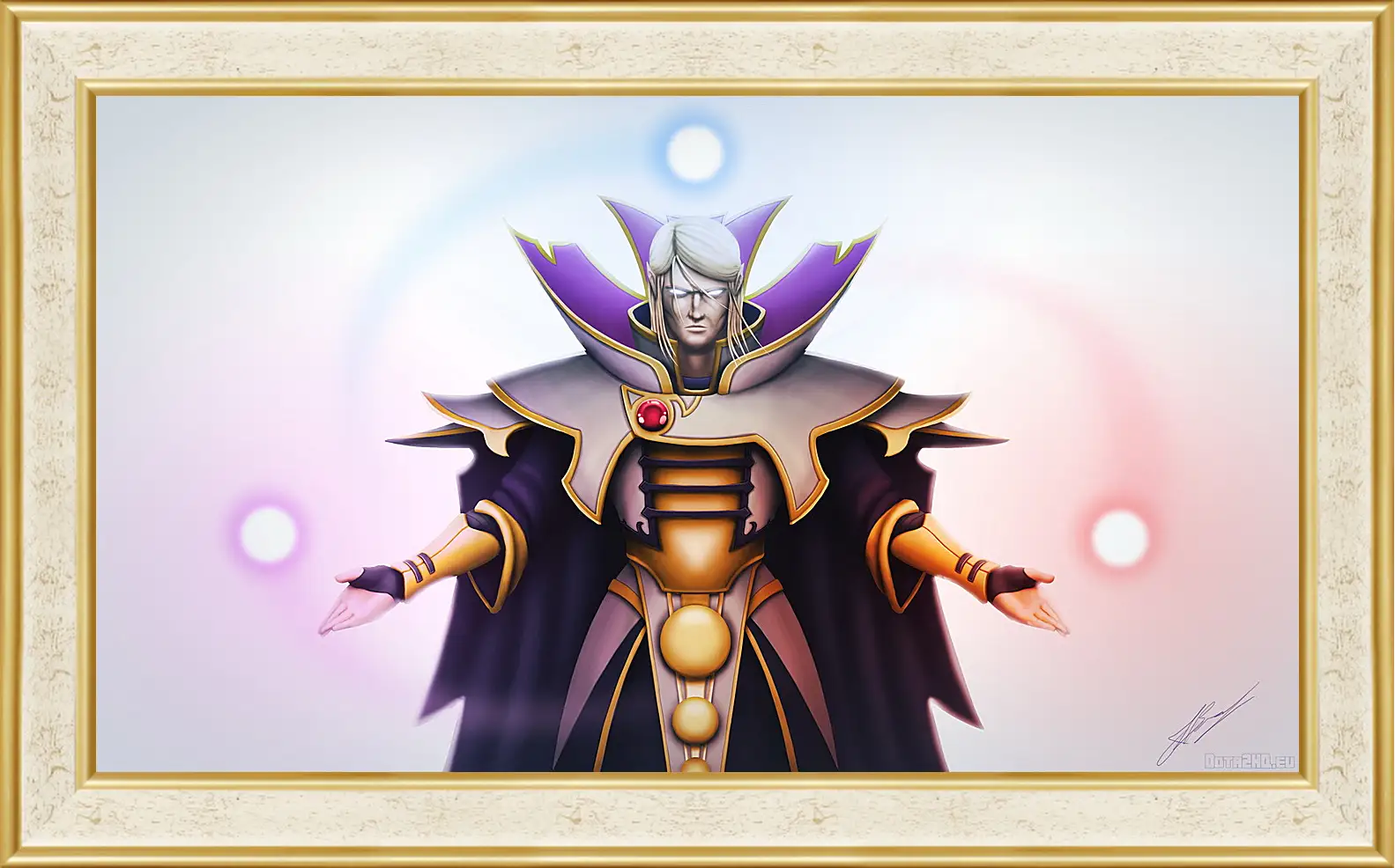 Картина в раме - invoker, dota 2, art