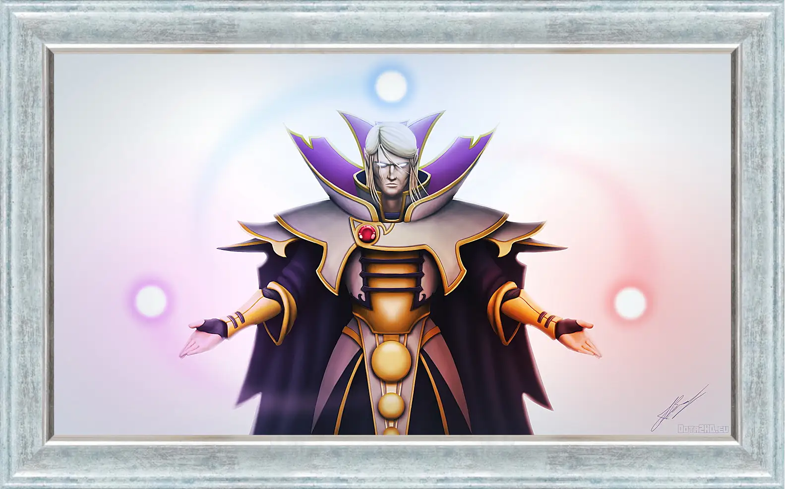 Картина в раме - invoker, dota 2, art