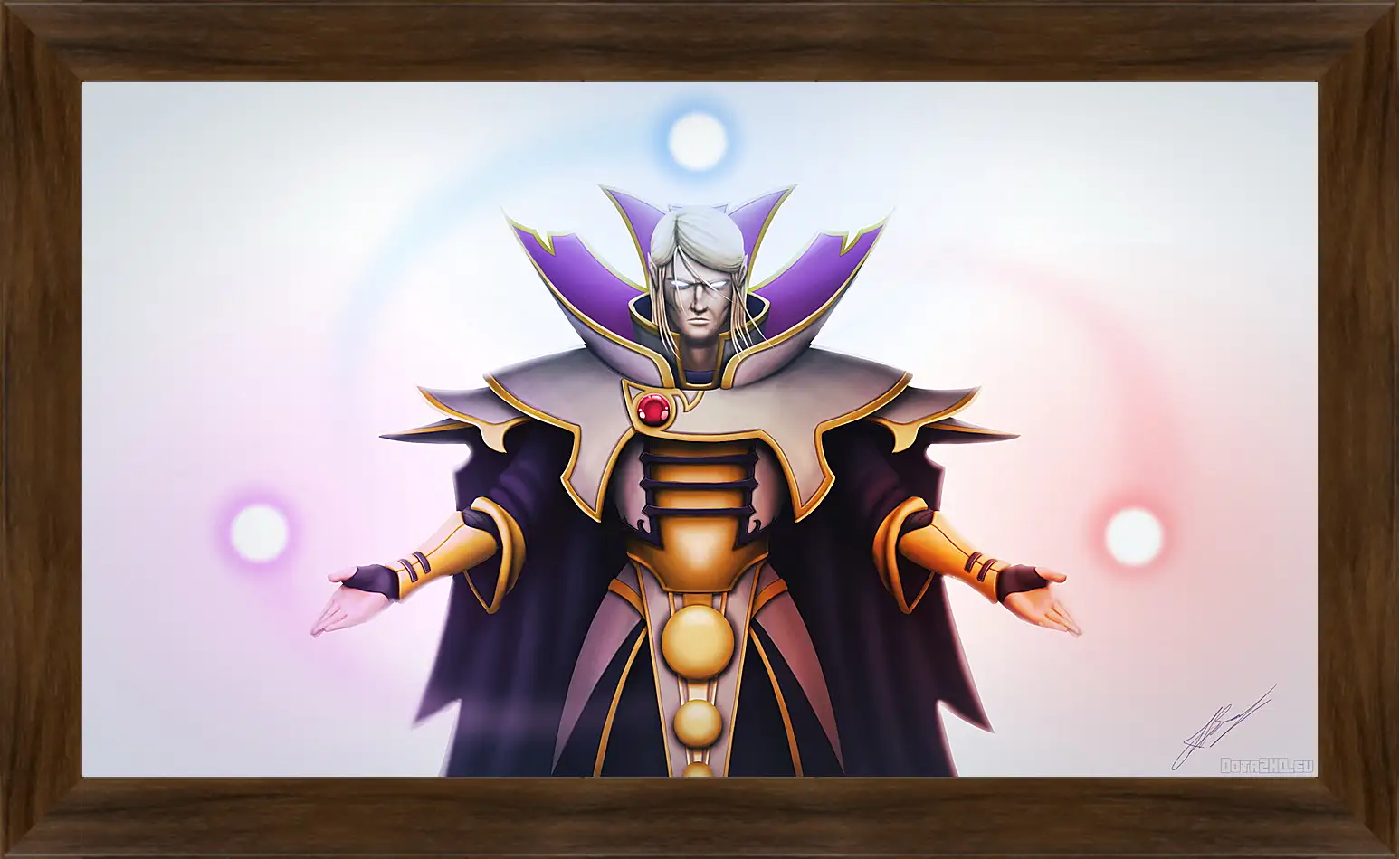 Картина в раме - invoker, dota 2, art