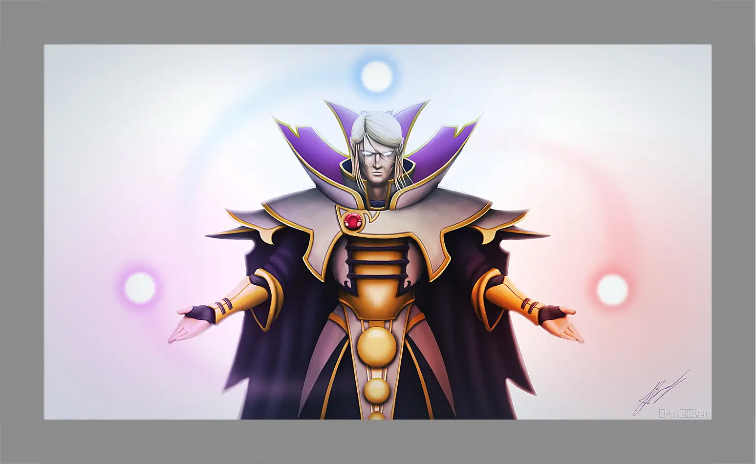 Картина в раме - invoker, dota 2, art