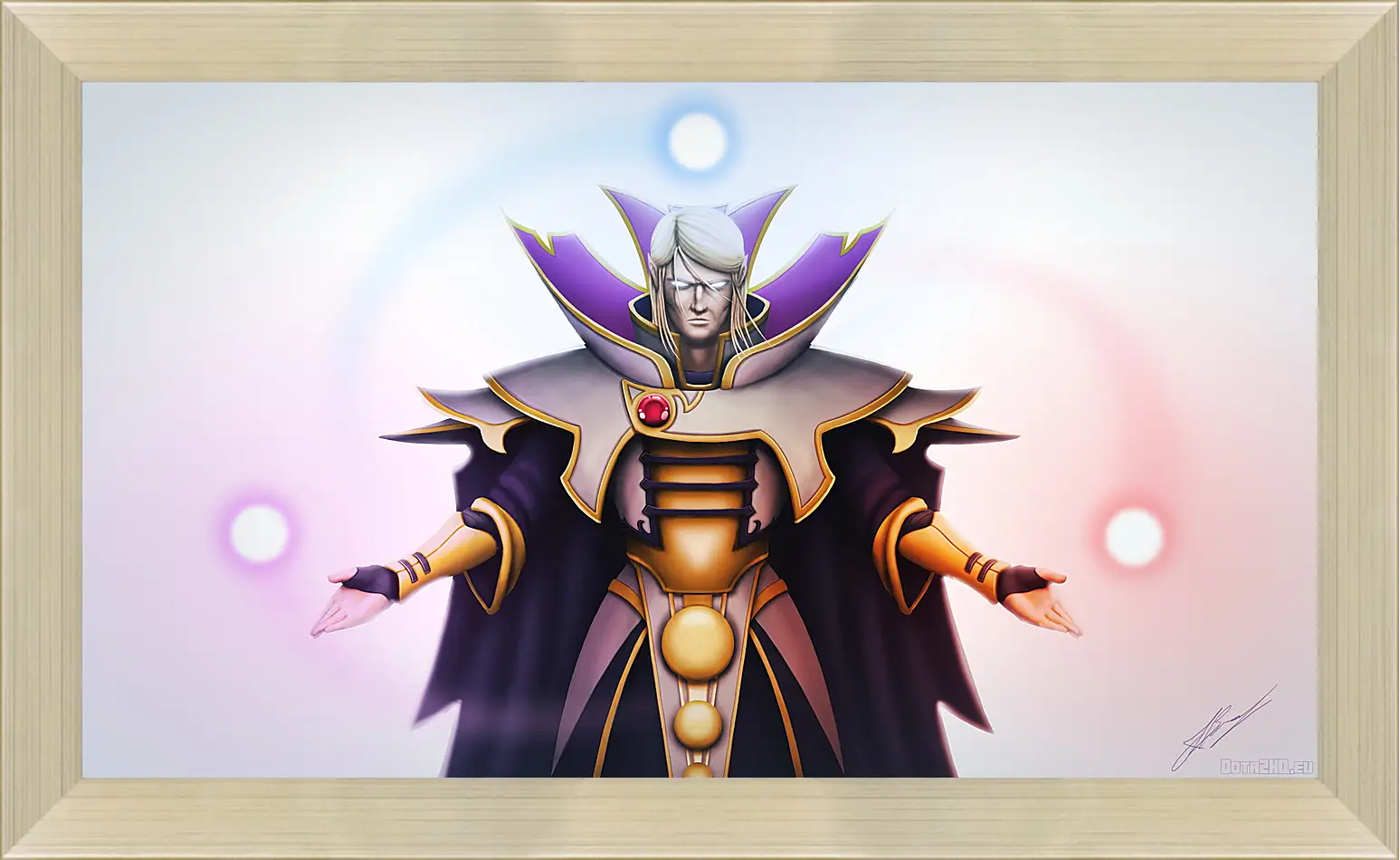 Картина в раме - invoker, dota 2, art