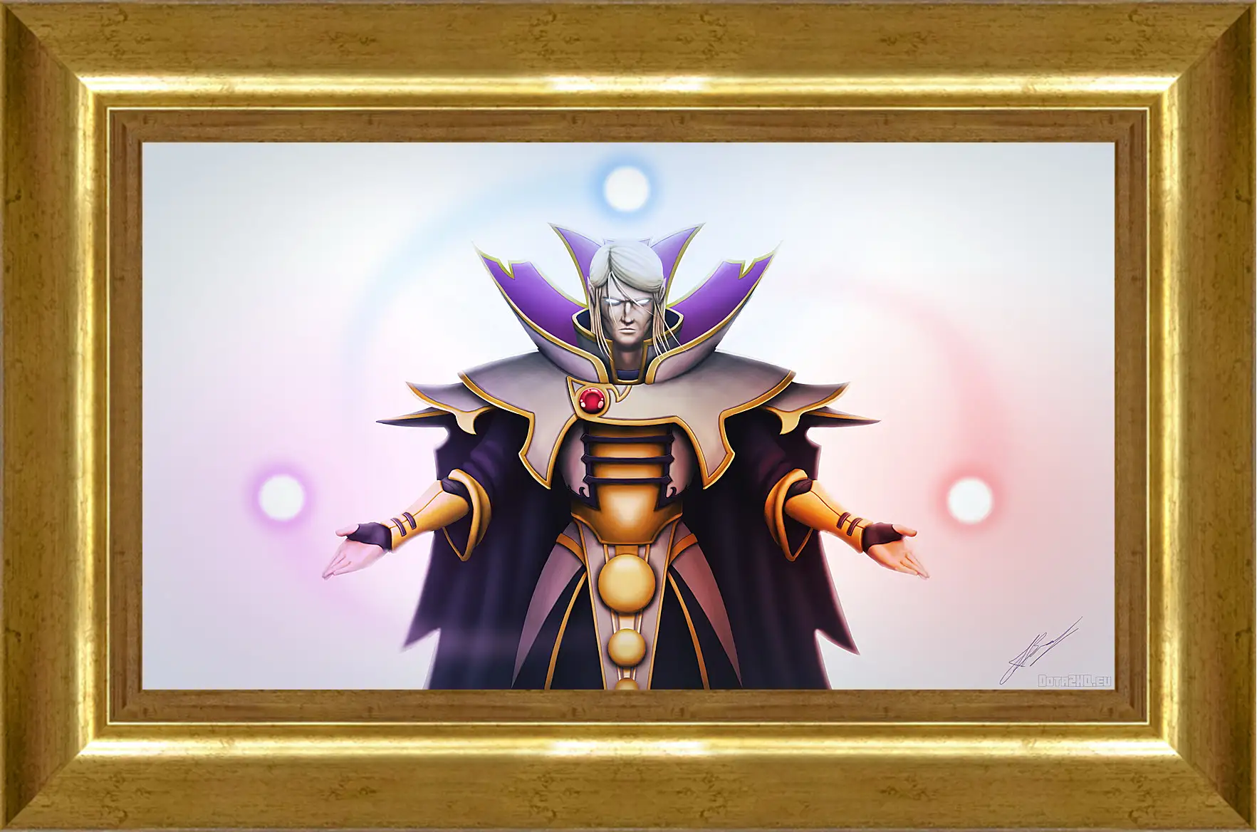 Картина в раме - invoker, dota 2, art