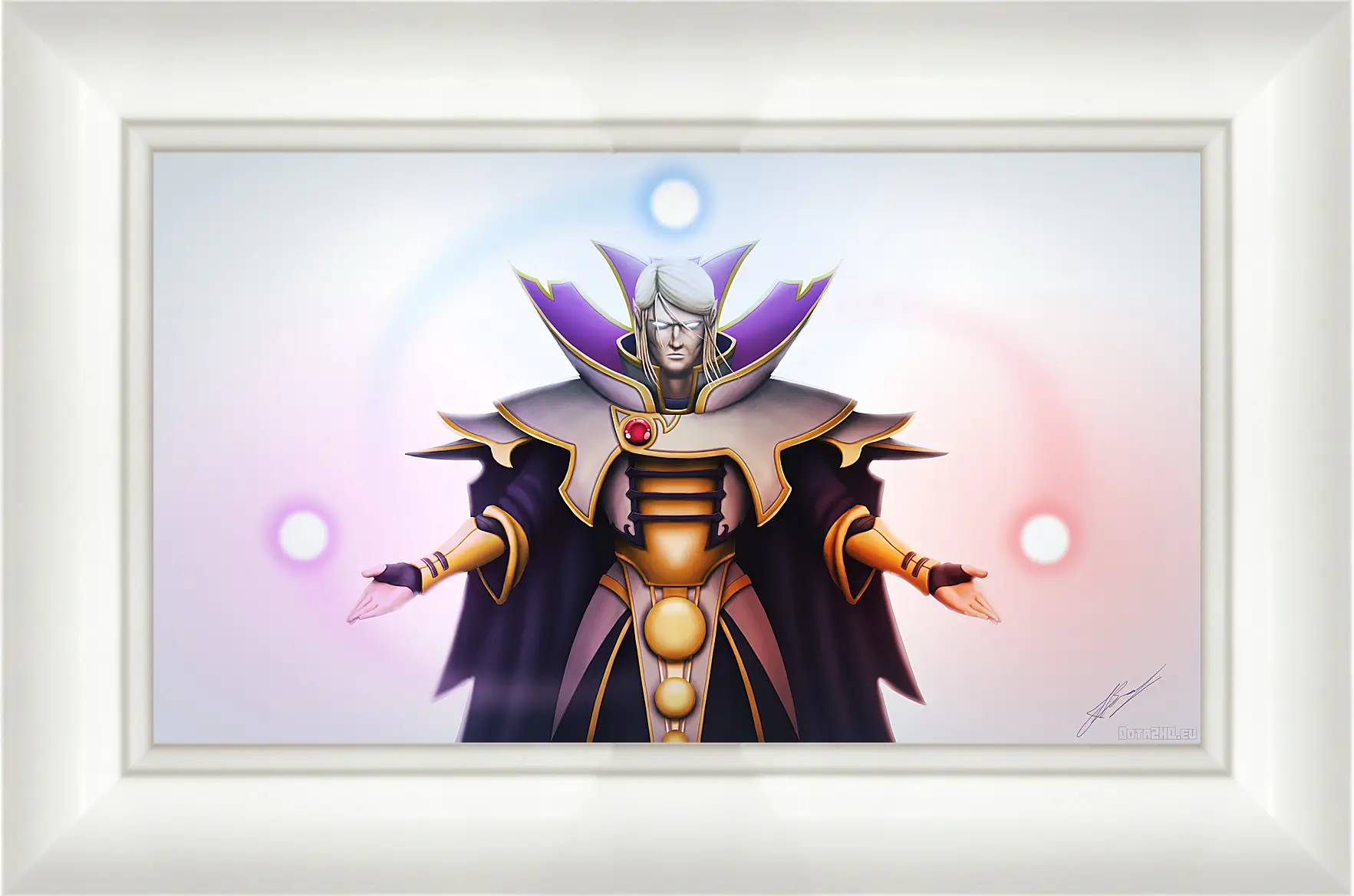 Картина в раме - invoker, dota 2, art