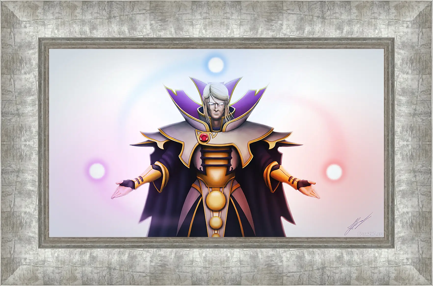 Картина в раме - invoker, dota 2, art