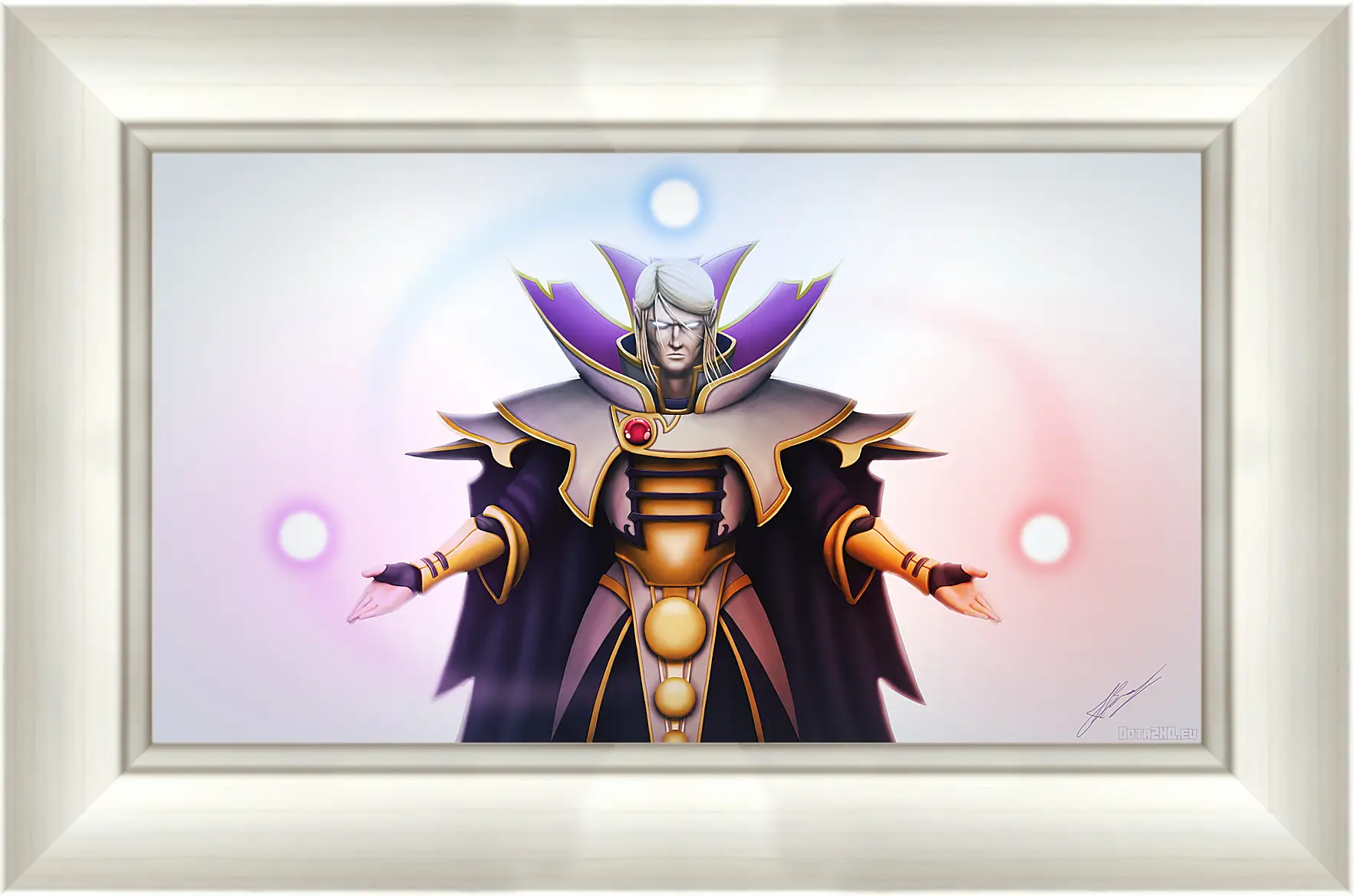 Картина в раме - invoker, dota 2, art