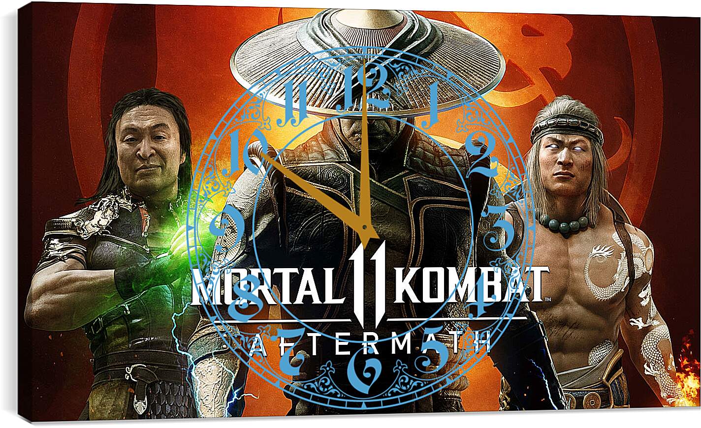 Часы картина - Mortal Kombat 11