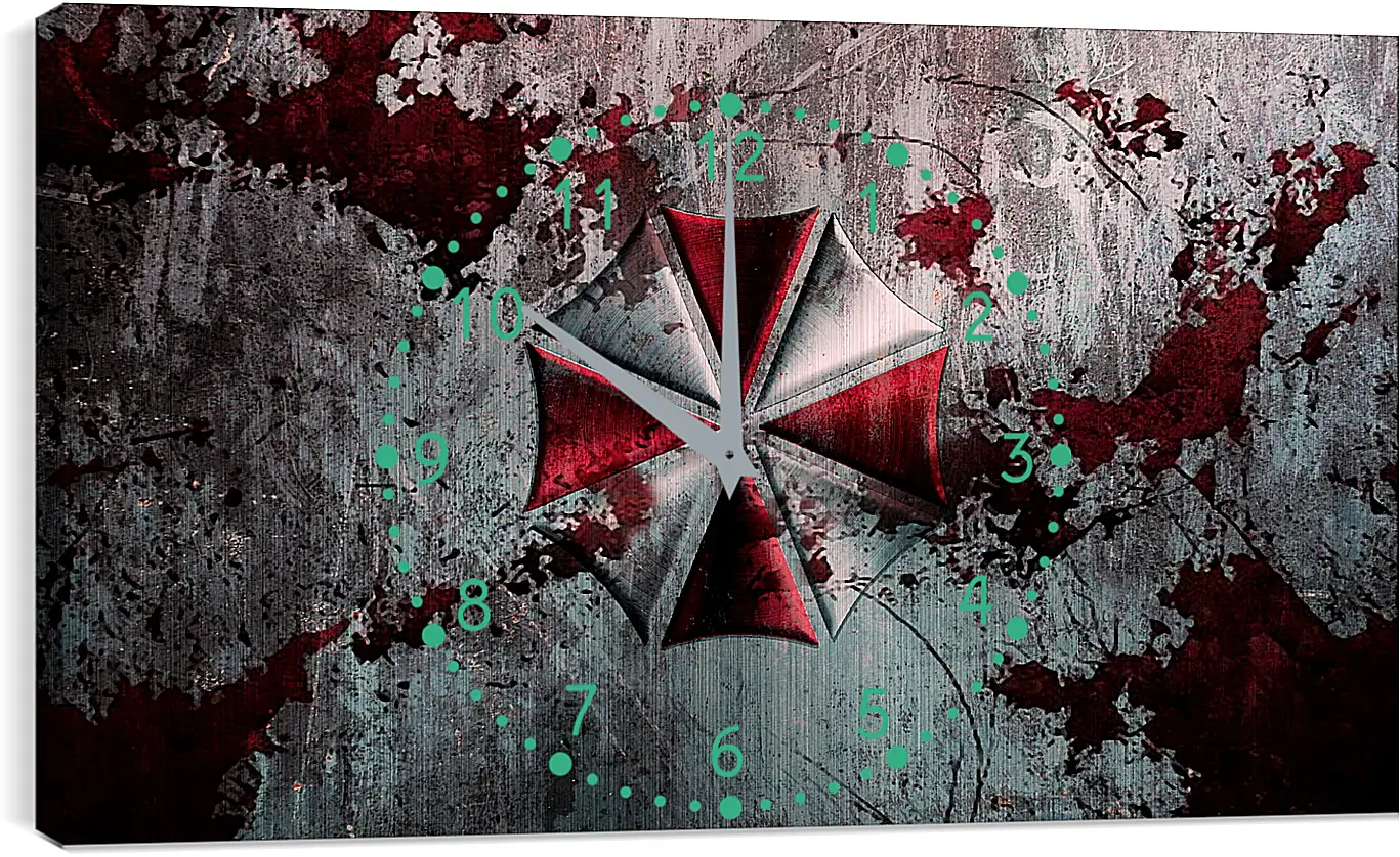 Часы картина - resident, evil, umbrella
