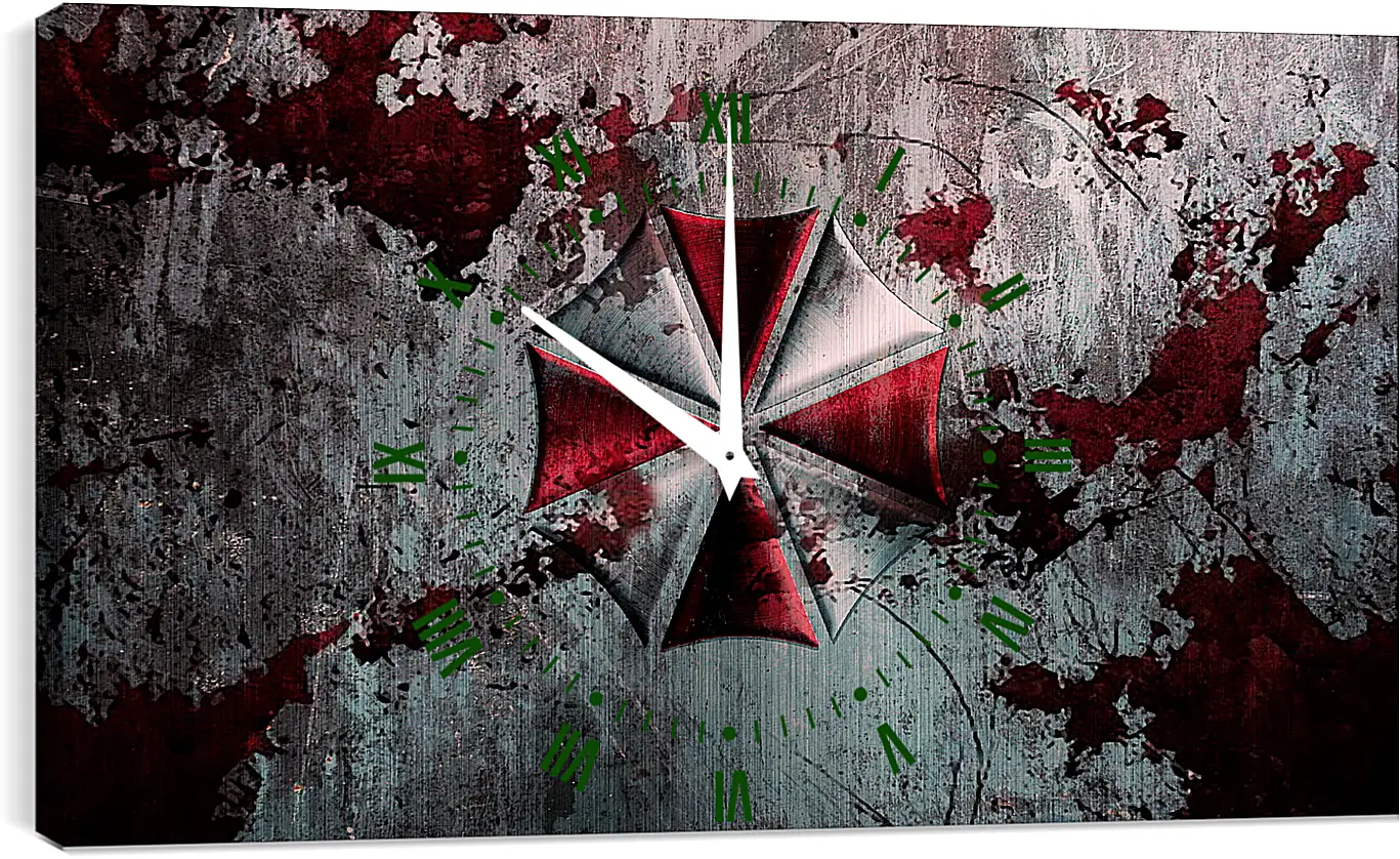 Часы картина - resident, evil, umbrella
