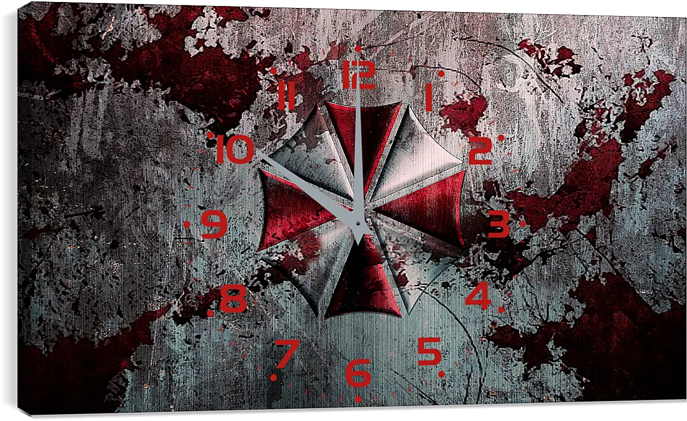 Часы картина - resident, evil, umbrella
