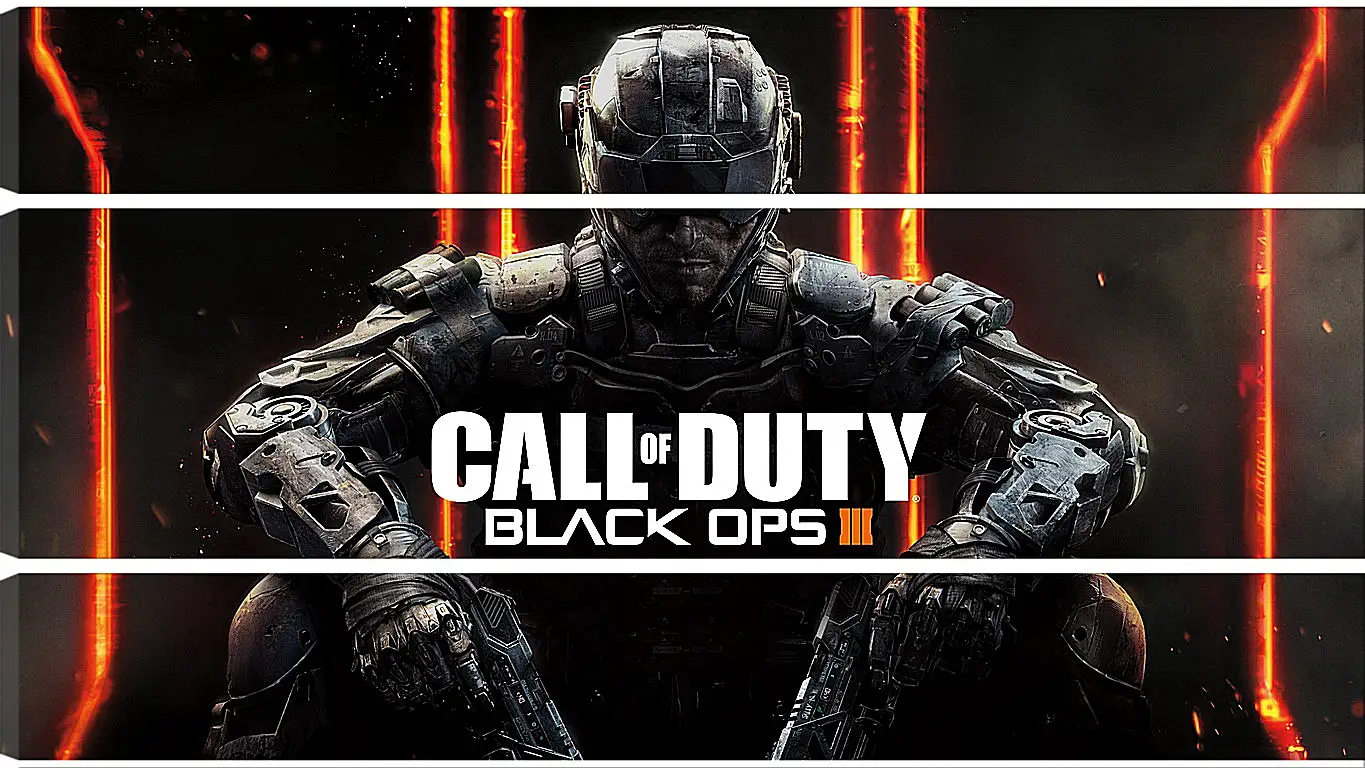 Модульная картина - call of duty, black ops, black ops iii