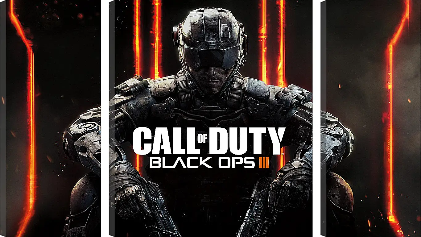 Модульная картина - call of duty, black ops, black ops iii